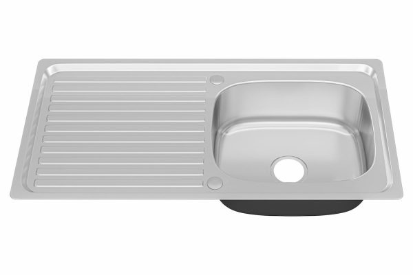 10050-1.jpg ViandPro 1000 x 500mm stainless steel kitchen sink product view