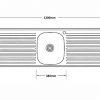 1200-double-drainer-line-drawing.jpg ViandPro 1200mm double drainer kitchen sink technical dimensions