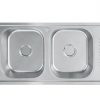 180-dbdd.jpg ViandPro 1800mm double bowl double drainer stainless steel kitchen sink