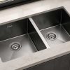 2-bowl-gun-metal-undermount-sink-lifestyle-image.jpg Nexa 2.0 Bowl Undermount Kitchen Sink 758 x 460mm – Gun Metal