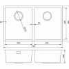 2.0-bowl-line-drawing.jpg viandpro 2 bowl undermount sink line drawing