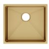 ViandPro 490 x 440mm brushed brass undermount kitchen sink