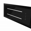 Aria Flush Fit Ceiling Hood 90×30 – With WiFi App Control – Black – Fits Between Joists – Ducted or Recirculated