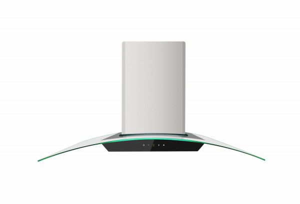 CG9-1.jpg ViandPro 90cm curved glass wall cooker hood front view