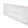 Aria 90 x 30cm Ceiling Cooker Hood - White