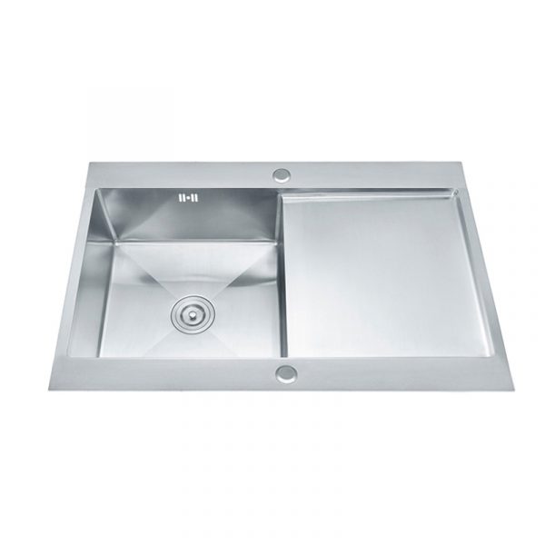 LS-10050S.jpg ViandPro 1000 x 500mm single bowl stainless steel kitchen sink