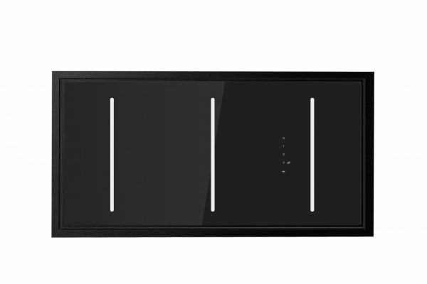 UC9-black-front-1-scaled-1.jpg ViandPro Opus black ceiling cooker hood front view