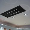 Aria Flush Fit Ceiling Hood 90×30 – With WiFi App Control – Black – Fits Between Joists – Ducted or Recirculated