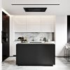 Aria Flush Fit Ceiling Hood 90×30 – With WiFi App Control – Black – Fits Between Joists – Ducted or Recirculated