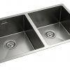 double-bowl-gun-metal-undermount-sink.jpg viandpro undermount sink gun metal finish double bowl