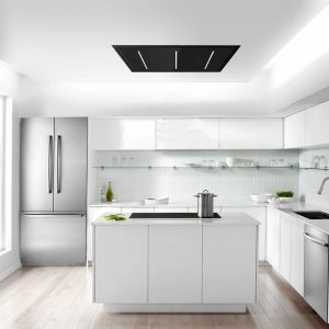 ViandPro Opus black ceiling cooker hood