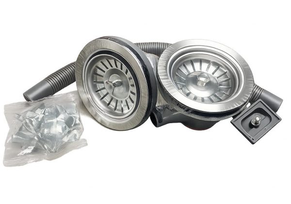 wastes.jpg ViandPro stainless steel kitchen sink basket wastes