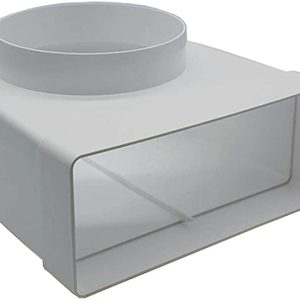341053_1.jpg 90 Degree 220 x 90mm rectangular to 150mm round adaptor