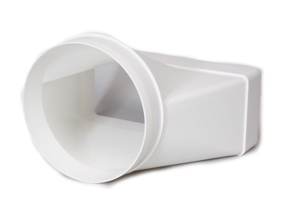 ViandPro - 220 x 90 Rectangular to Round 150mm Ducting Adapter