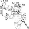Franke Siphon Plumbing Kit no 2 - LPK2 -
