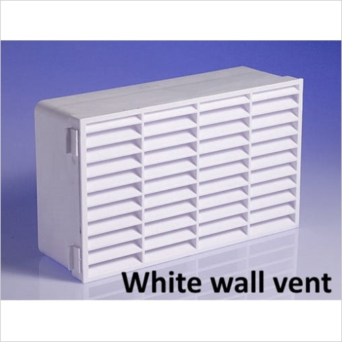 220 x 90 Airbrick & Adaptor White